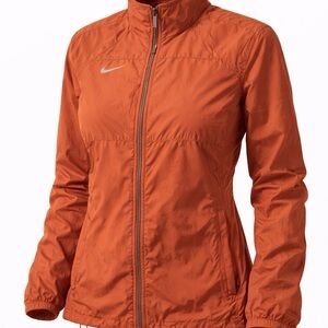 Nike Women's Burnt Orange Jacket Medium Windbreaker